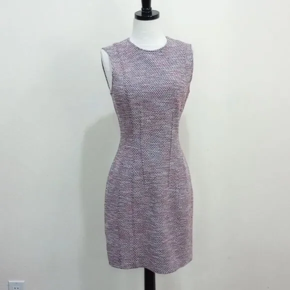 Theory Hourglass Beacon Tweed Dress - Size 6